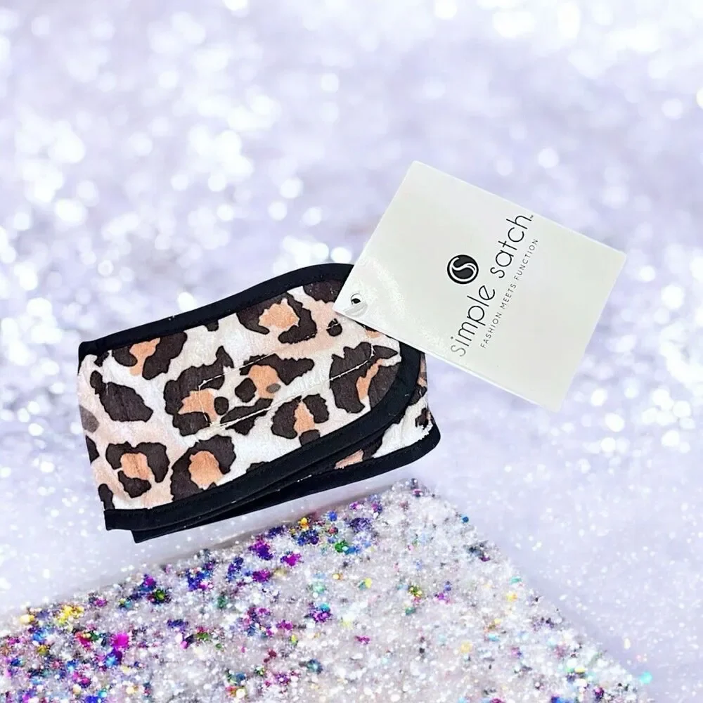 SIMPLE SATCH Spa Headband In Leopard Brand New In Package